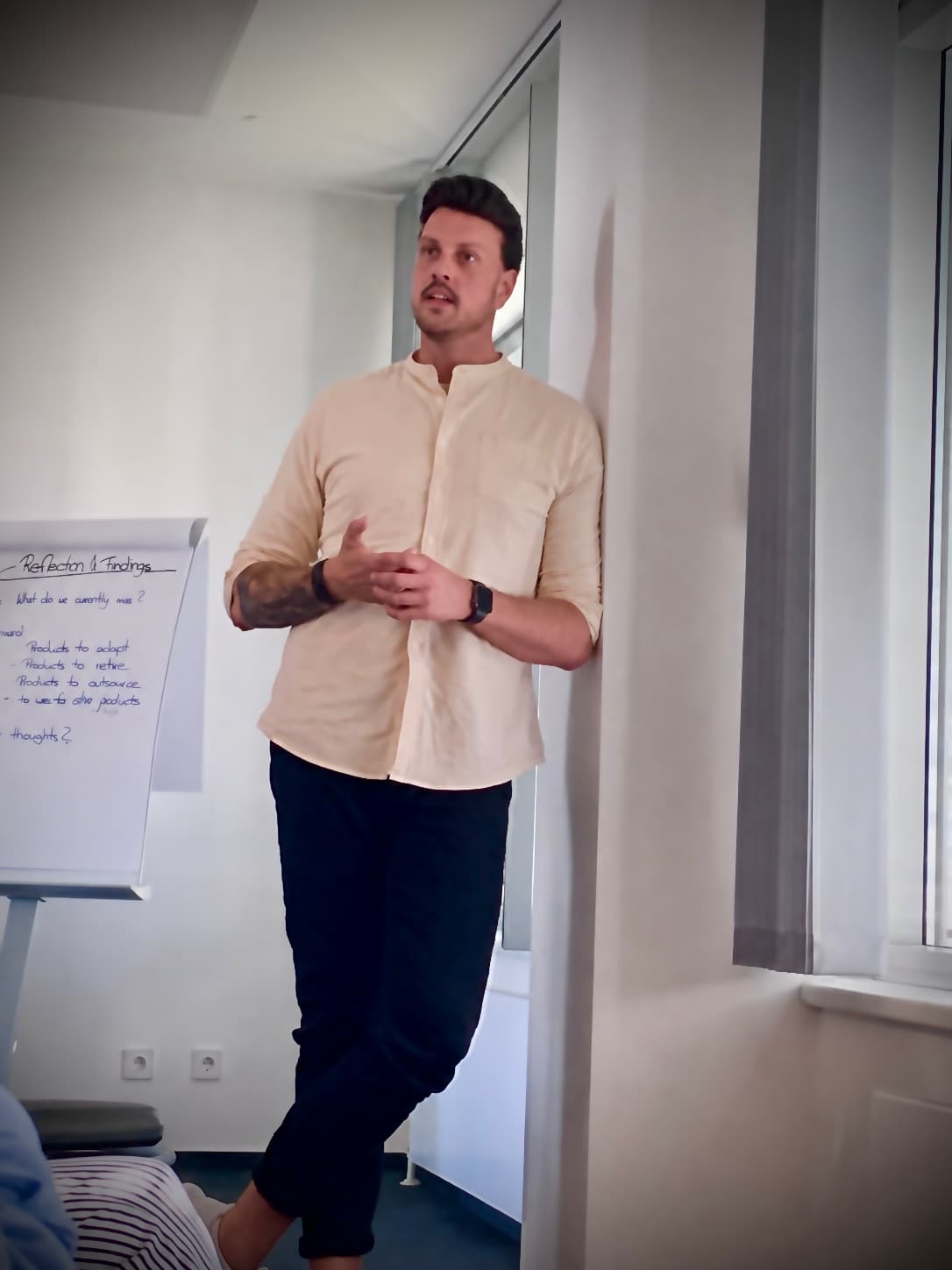 Roman Klesper während eines Workshops